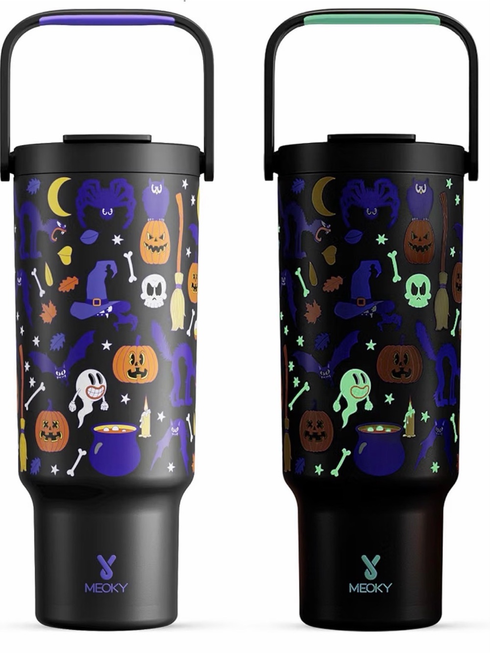 (5) MEOKY 40oz Insulated Water Tumbler